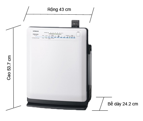 Máy lọc không khí và tạo ẩm Hitachi EP-A5000