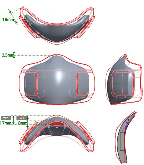 Khẩu trang lọc không khí LG PuriCare thế hệ 2 mới 